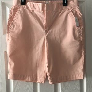 GAP light coral shorts. NWT